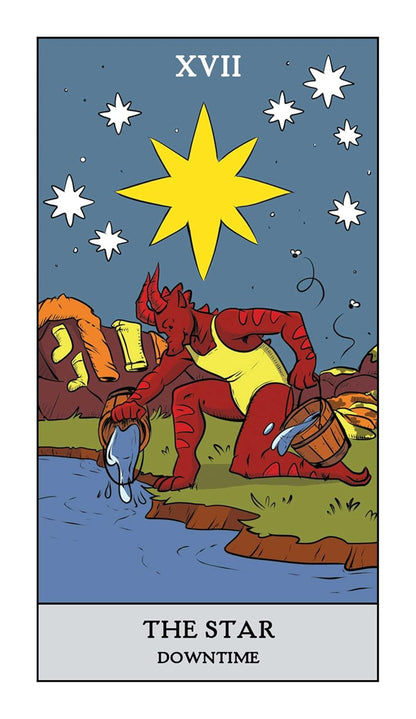 The Ultimate RPG Tarot - Taro kortos, kosmetinis defektas