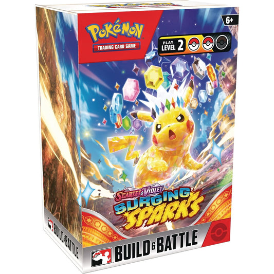 Pokémon Surging Sparks Build & Battle - kortų rinkinys