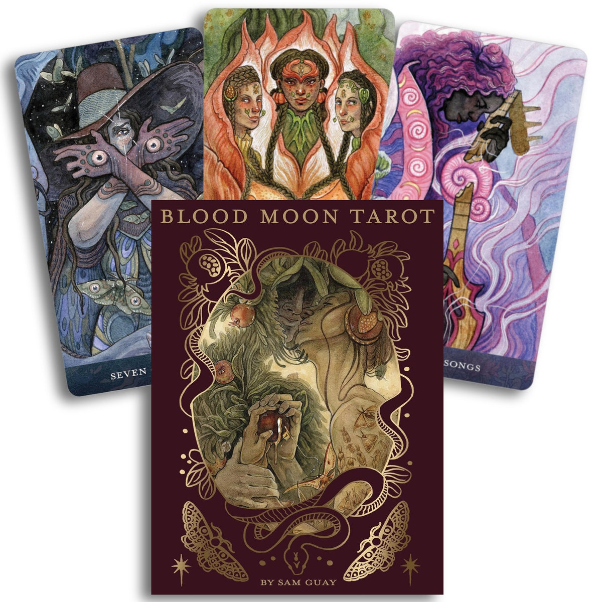 Blood Moon Tarot - Sam Guay Taro kortos | U.S. Games Systems