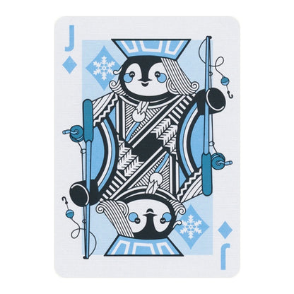 Penguin žaidimo kortos Bicycle