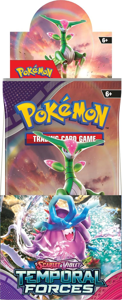 Pokémon Temporal Forces Half Booster Box - 18 papildymų rinkinys