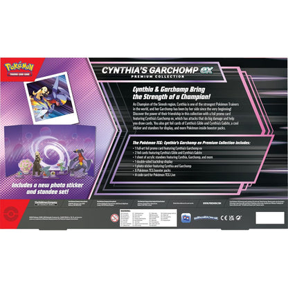 Pokémon Cynthia's Garchomp ex Premium Collection - kortų rinkinys