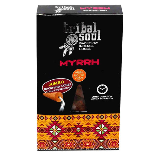 Tribal Soul Myrrh Backflow - 10 kūginių smilkalų
