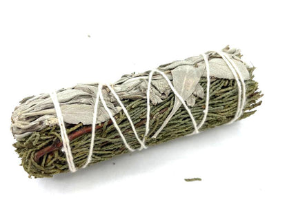 White Sage & Juniper - šalavijų ir kadagių smilkymo ryšulėlis, 10 cm | Ancient Wisdom