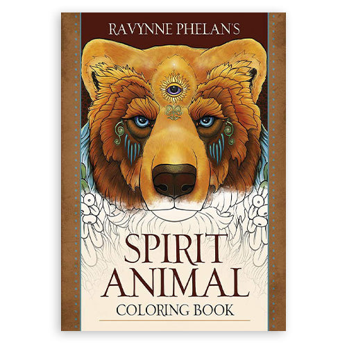 Ravynne Phelan's Spirit Animal Spalvinimo knyga Blue Angel