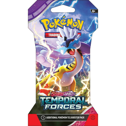 Pokémon Temporal Forces Sleeved Booster - 10 kortų papildymas (anglų k.)