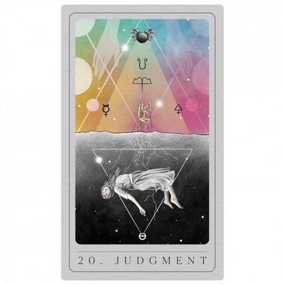 Kosmetinis defektas The Tarot of Secrets kortos Blue Angel