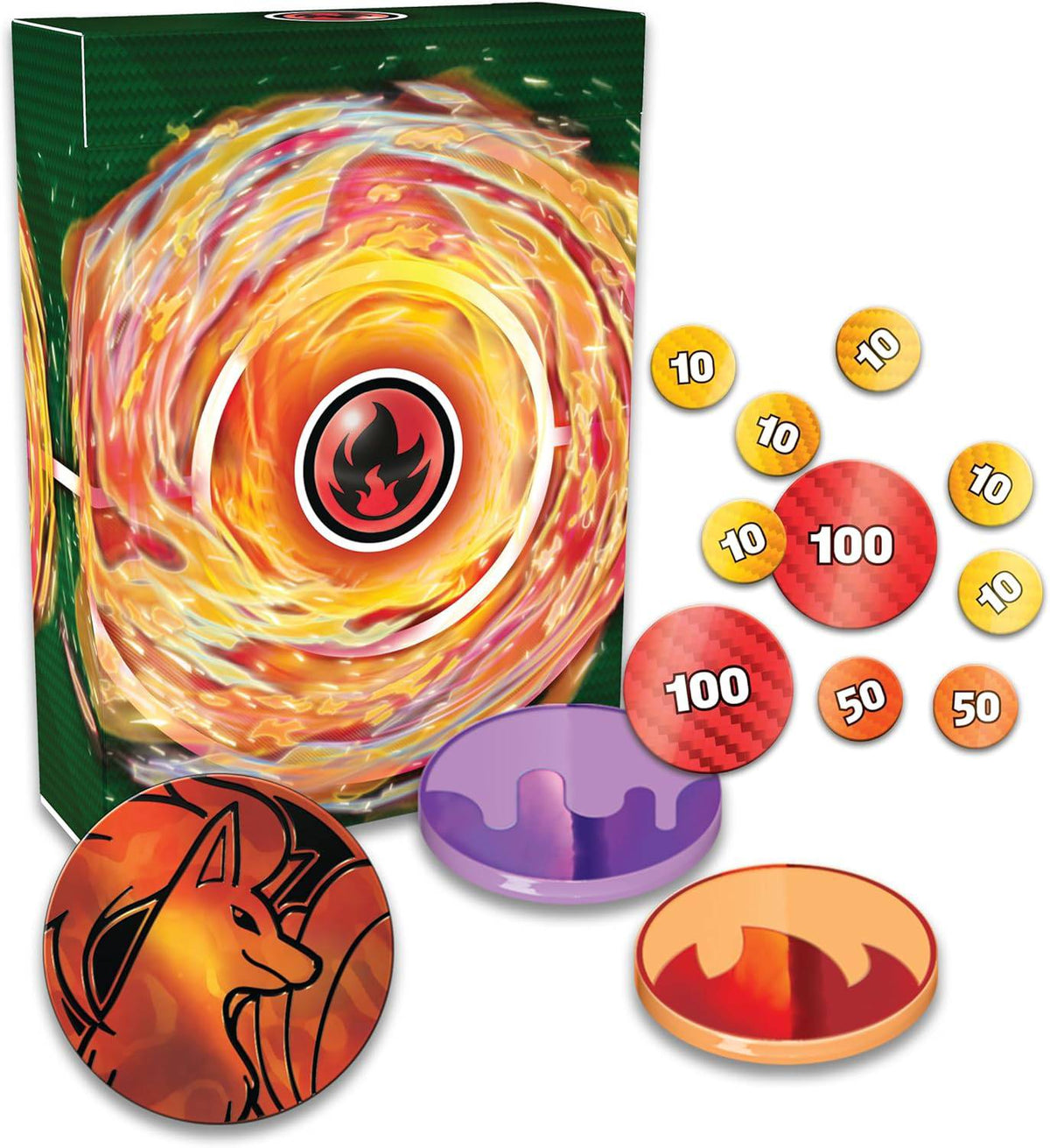 Pokémon Ninetales ex Deluxe Battle Deck - 60 kortų kaladė