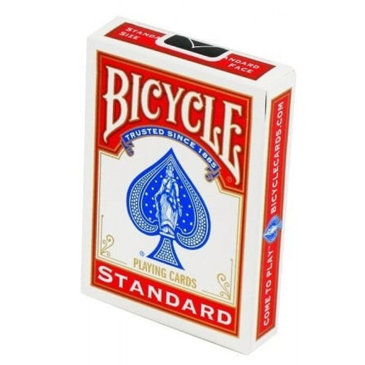 Bicycle Blank Back Standard Face - raudonas arba mėlynas variantas