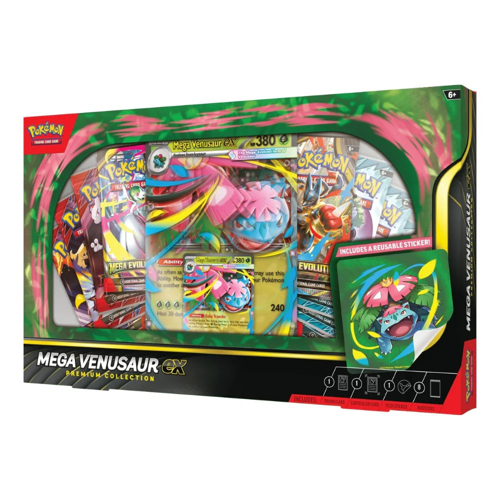Pokémon Mega Venusaur ex Premium Collection - kortų rinkinys