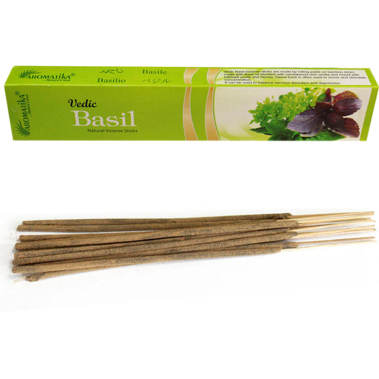 Aromatika Vedic Basil - bazilikų smilkalai, 15 g