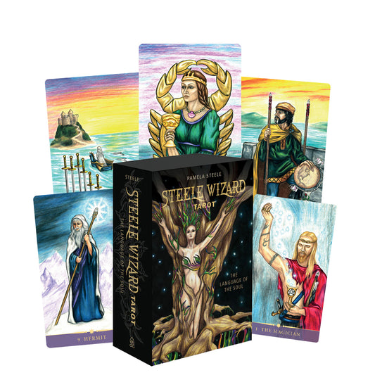 Steele Wizard Tarot - 88 Taro kortos | Schiffer Publishing