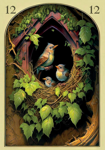Medieval Lenormand Oracle - 36 kortos | Lo Scarabeo