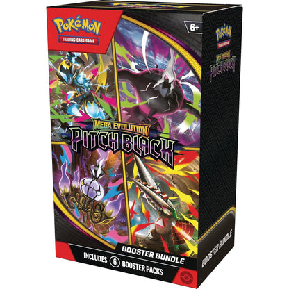 Pokémon Mega Evolution - Pitch Black Booster Bundle - 6 papildymo pakeliai
