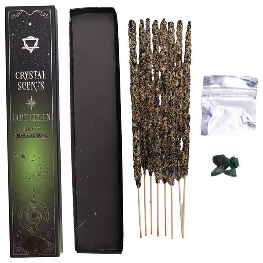 Prieskonių kvapo smilkalai Spicy su Nefrito kristalais Crystal Scents