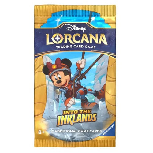 Disney Lorcana Into the Inklands - 12 kortų papildymas anglų kalba