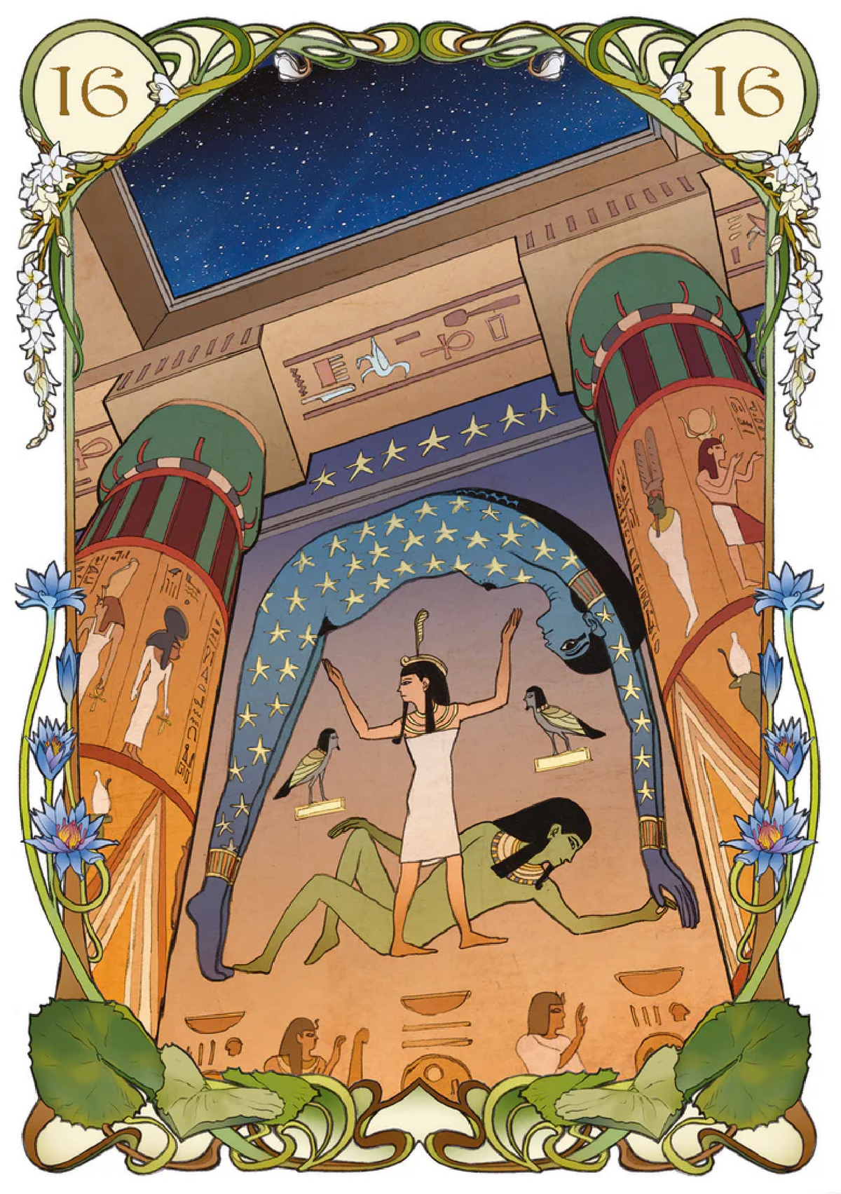 Egyptian Lenormand Oracle - 36 kortos | Lo Scarabeo