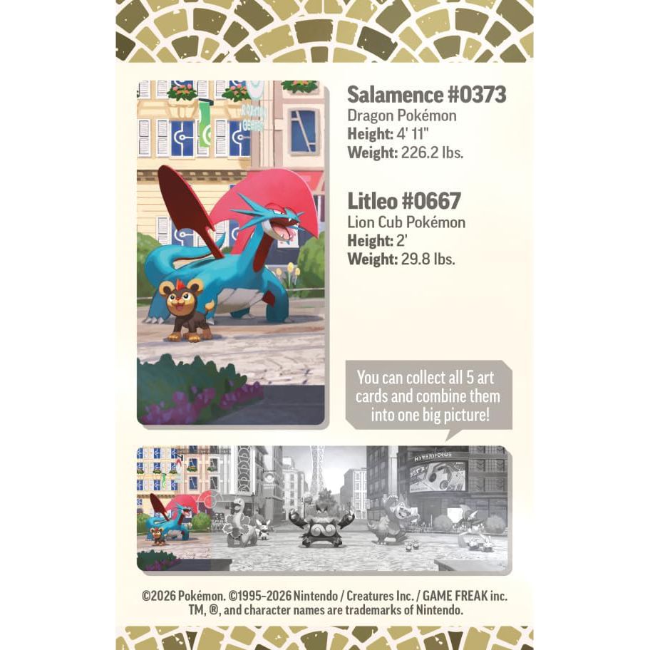 Pokémon Lumiose City Mini Tin - Salamence kortų rinkinys