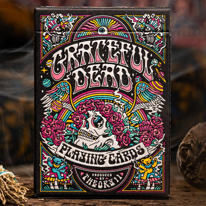 Kosmetinis defektas Grateful Dead žaidimo kortos Theory11