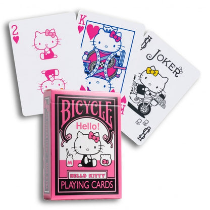 Hello Kitty Black & Pink - žaidimo kortos, kosmetinis defektas | Bicycle