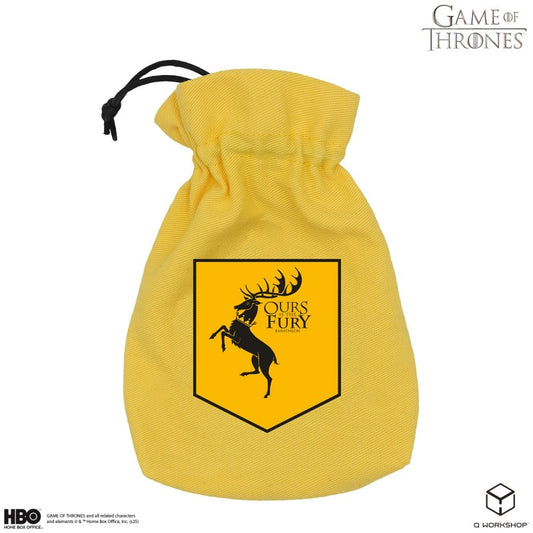 Q-Workshop Game of Thrones Baratheon - kauliukų maišelis