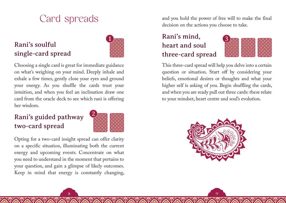 Rising Rani Oracle kortos Rockpool Publishing