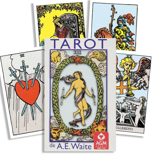 Tarot de A.E. Waite Pocket Blue Edition - portugališkas leidimas