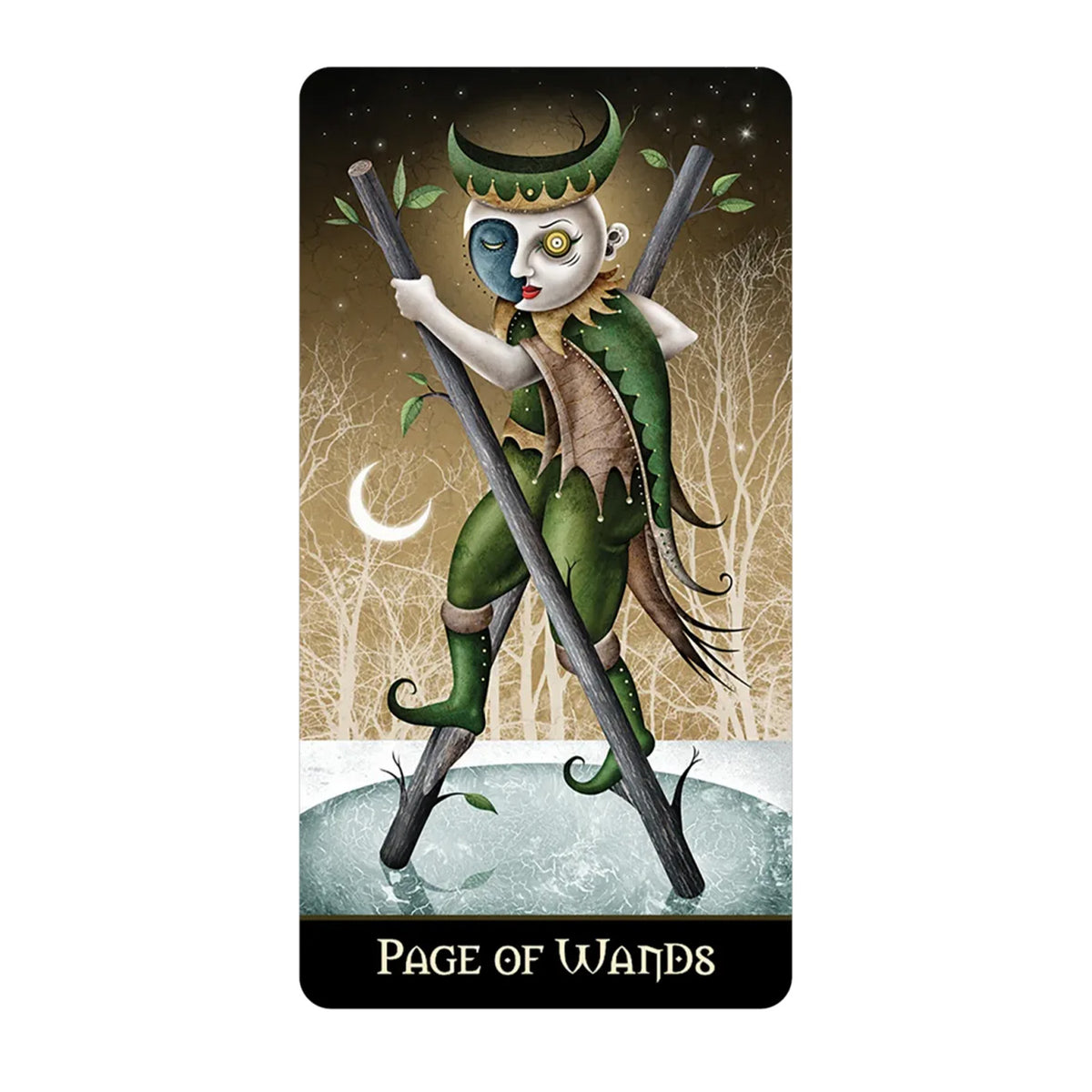 Deviant Moon Tarot Borderless Miniature Edition - mini taro kortos