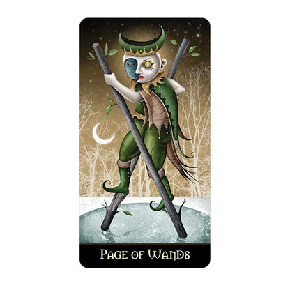 Deviant Moon Tarot Borderless Miniature Edition - mini taro kortos