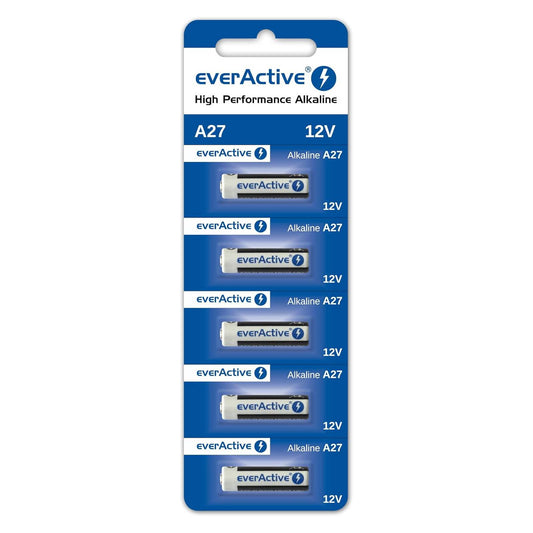 EverActive V27A 8LR732 MN27 12V šarminės baterijos 5 vnt.