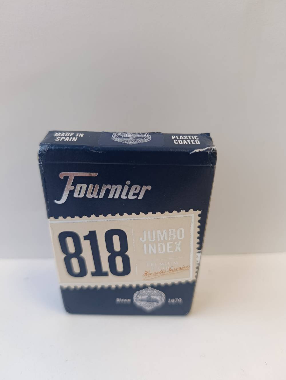 Fournier 818 Blue - pokerio kortos, kosmetiniai defektai
