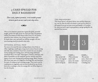 Bad Witch Tarot - Taro kortos ir vadovas | Fair Winds Press