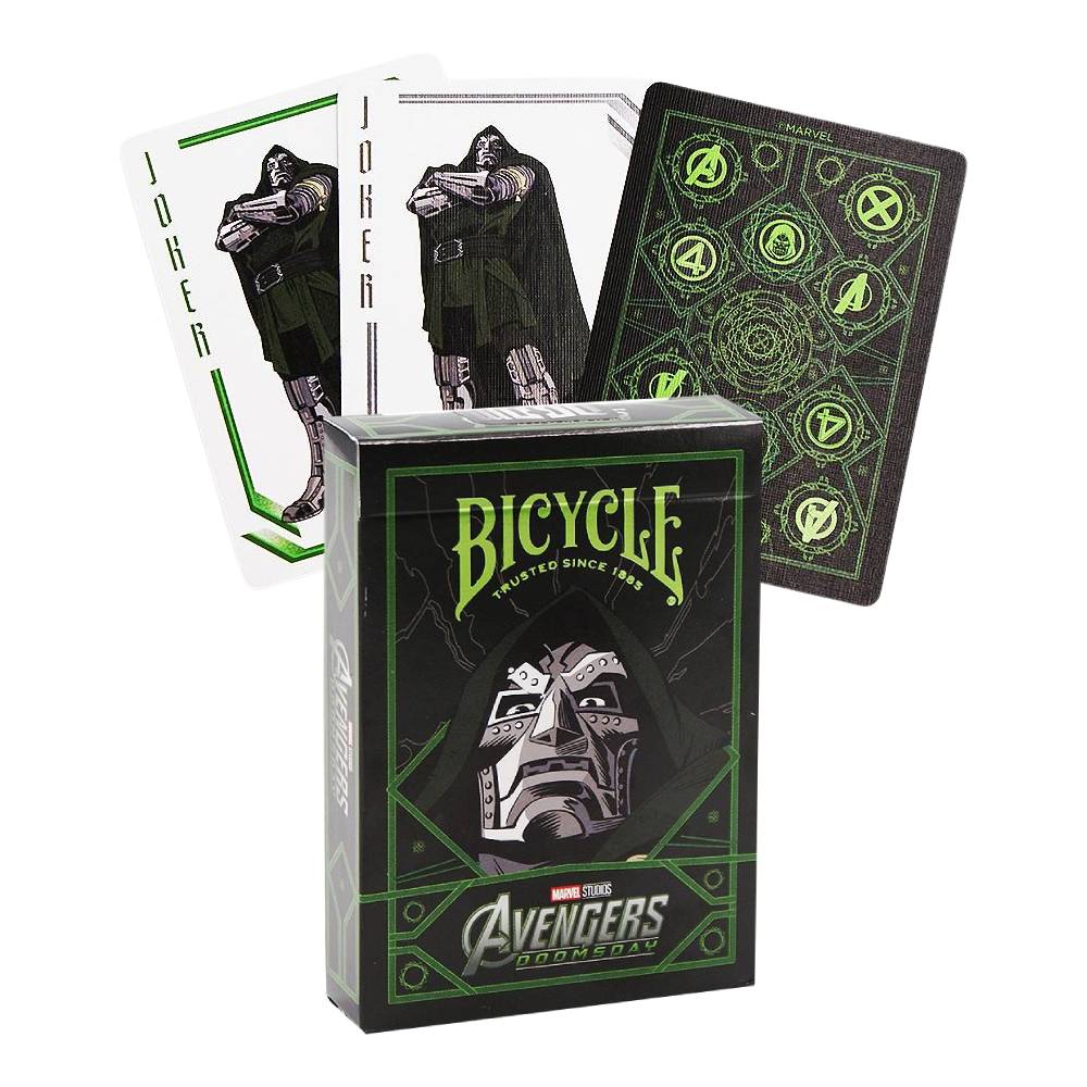 Avengers Doomsday žaidimo kortos Bicycle