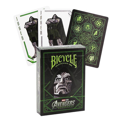 Avengers Doomsday žaidimo kortos Bicycle
