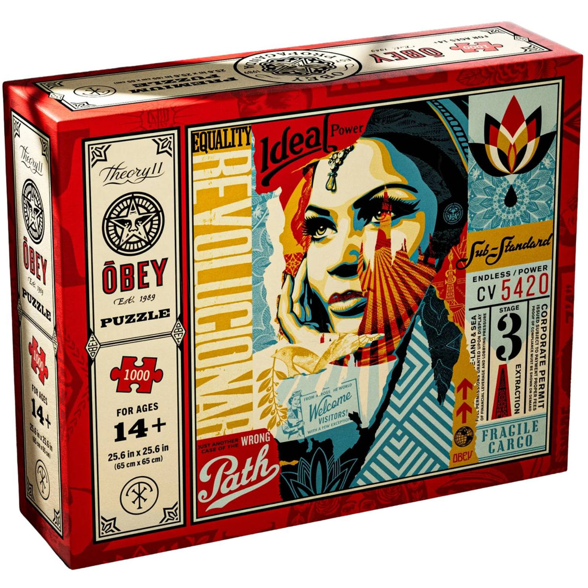 OBEY - 1000 detalių dėlionė | Theory11
