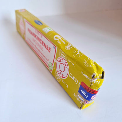 Satya Frankincense - ladano kvapo smilkalai, 15 g - kosmetinis defektas