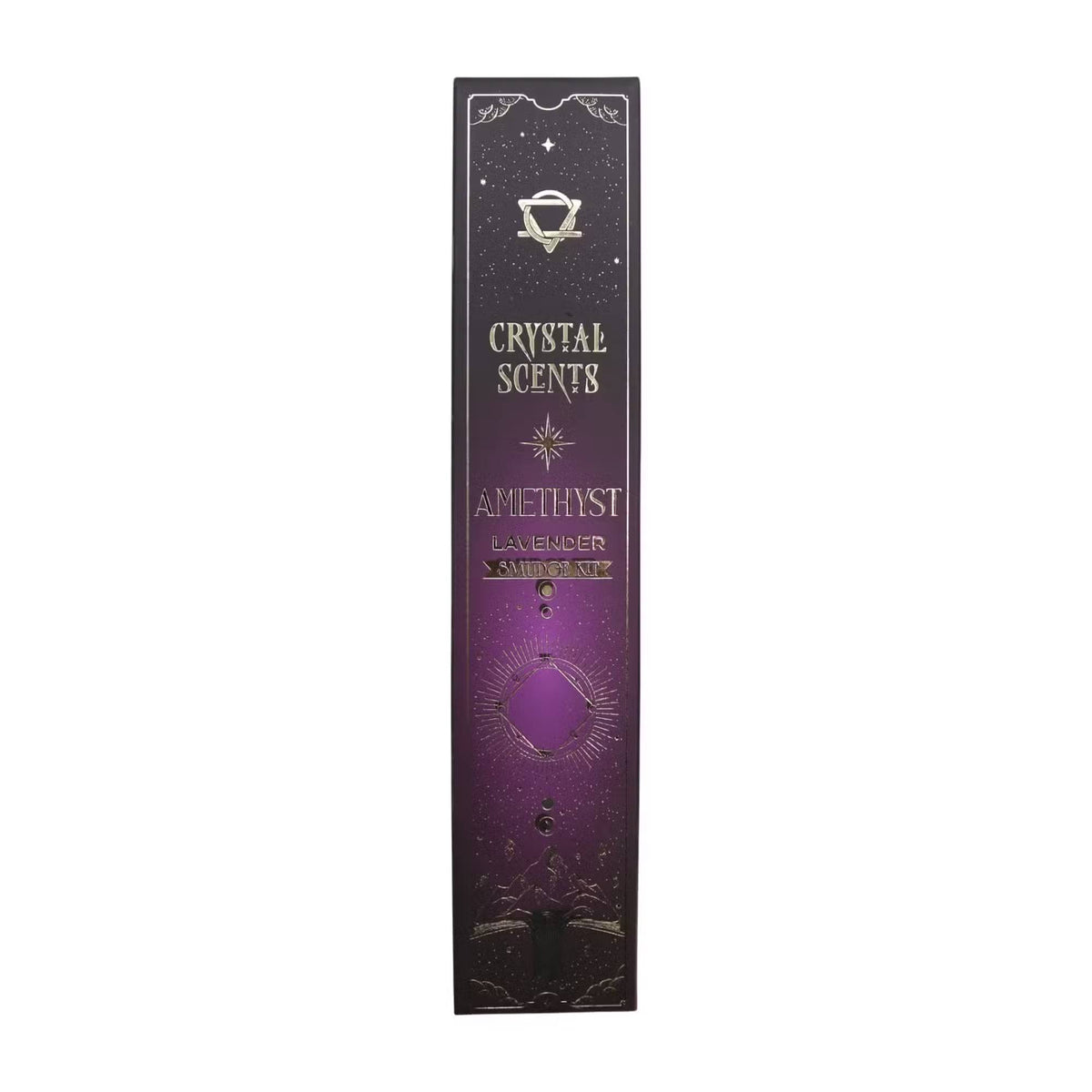 Levandų Kvapo smilkalai su Ametisto kristalais Crystal Scents