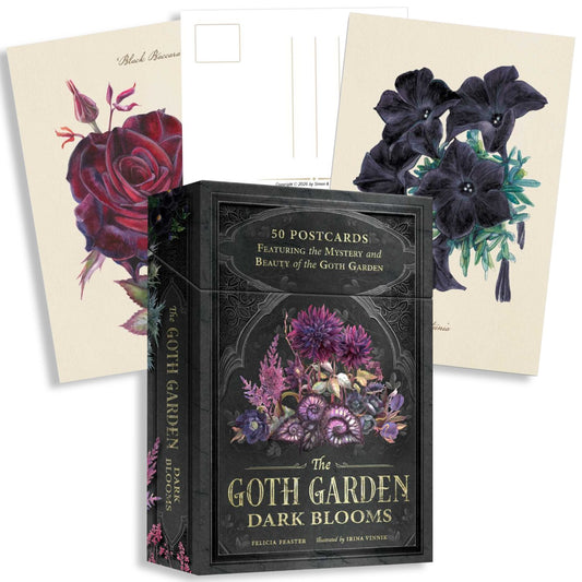 Goth Garden: Dark Blooms - 50 atvirukų | Adams Media
