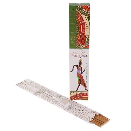 Vijayshree Golden Ancient Copal and White Sage - smilkalai, 15 g
