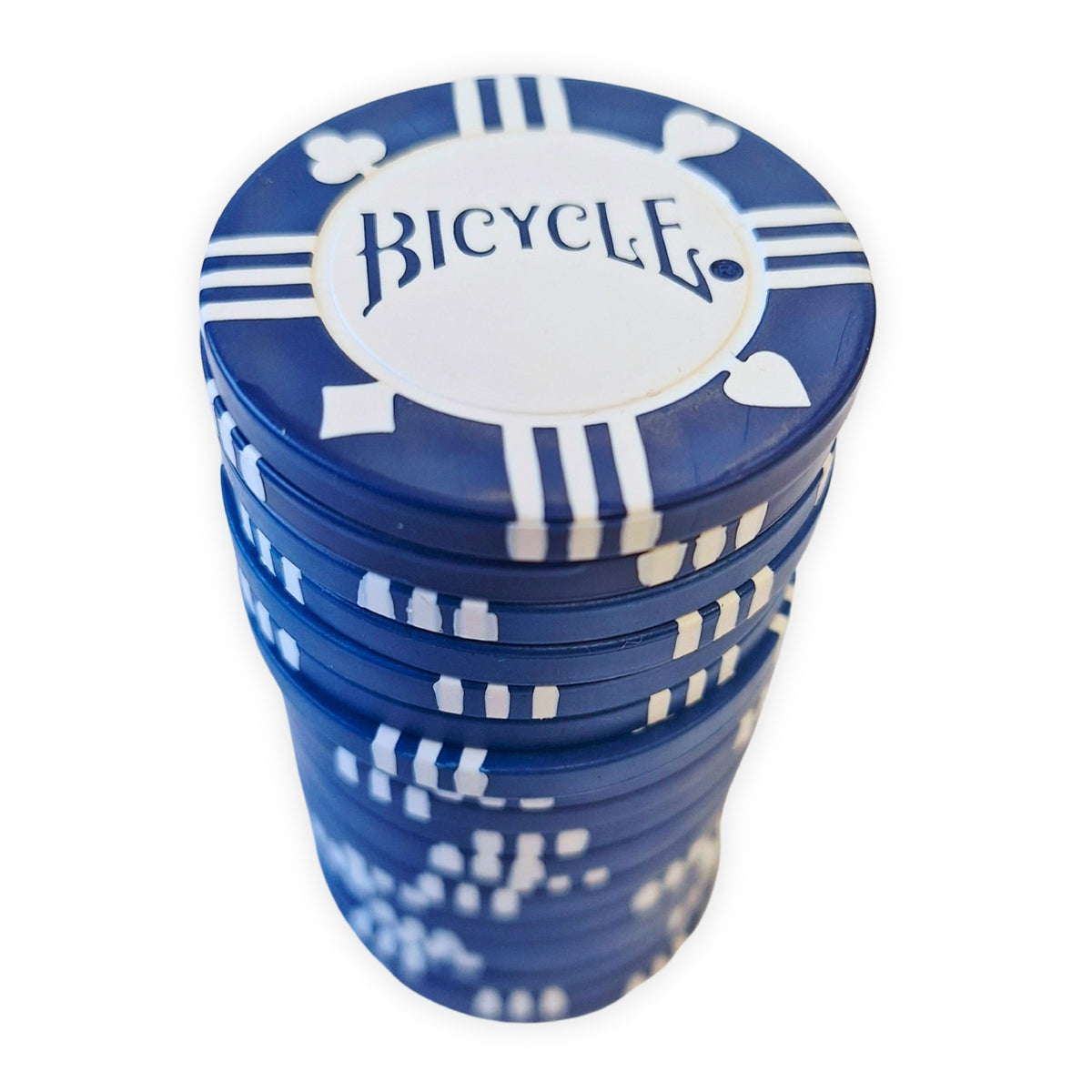 Bicycle mėlyni pokerio žetonai, 20 vnt. - kosmetinis defektas, be pakuotės