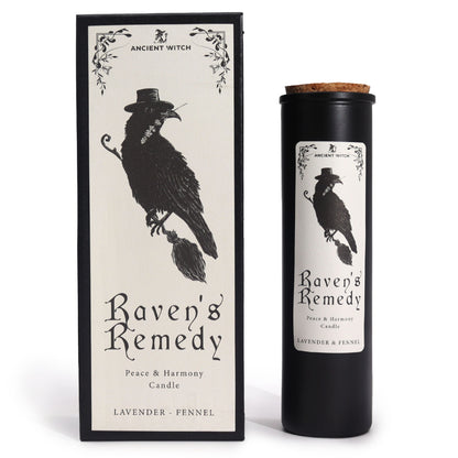 Raven's Remedy - levandų ir pankolių kvapo žvakė | Ancient Witch