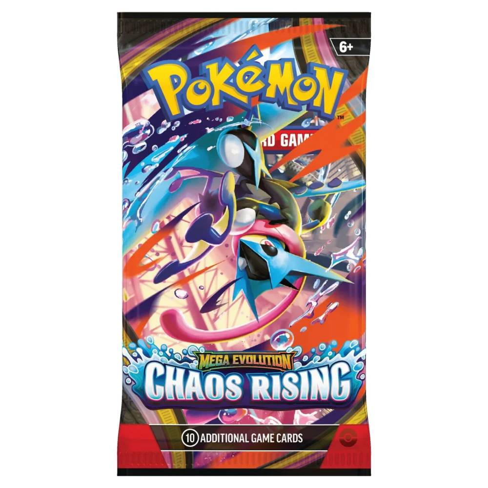 Pokémon Mega Evolution - Chaos Rising Booster - kortų papildymas