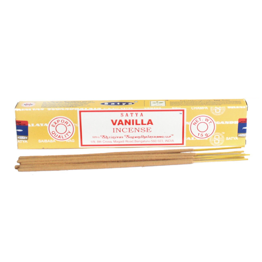 Satya Vanilla - vanilės smilkalų lazdelės, 15 g