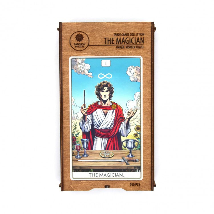 Tarot: The Magician - medinė dėlionė, 250 detalių, kosmetinis defektas | Fantasy Puzzles