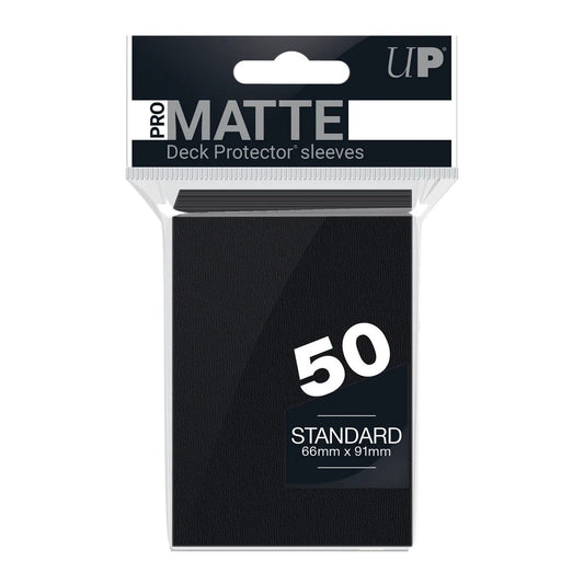 PRO-Matte Standard - juodos kortų įmautės, 50 vnt. | Ultra PRO