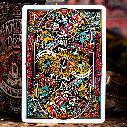 Kosmetinis defektas Grateful Dead žaidimo kortos Theory11