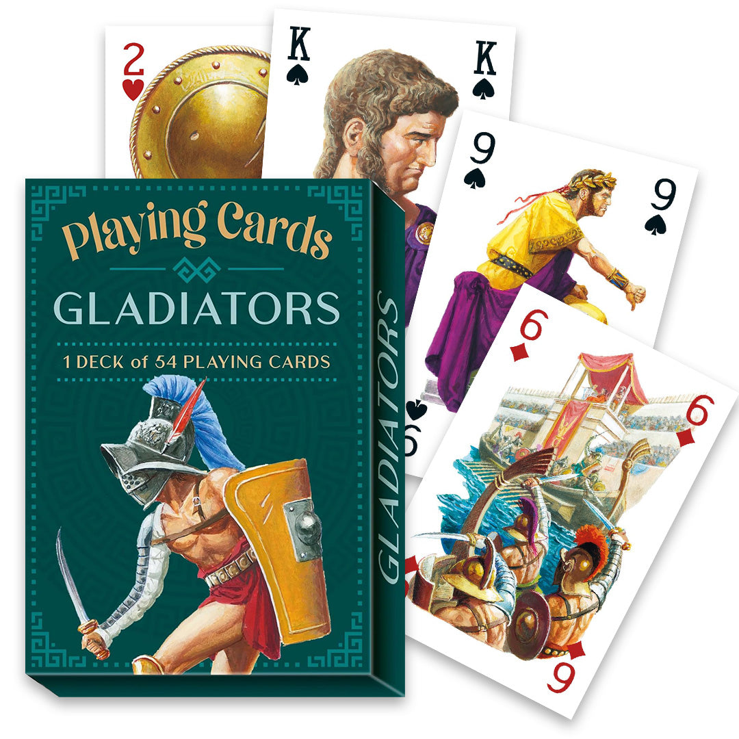 Gladiators - iliustruotos žaidimo kortos | Lo Scarabeo