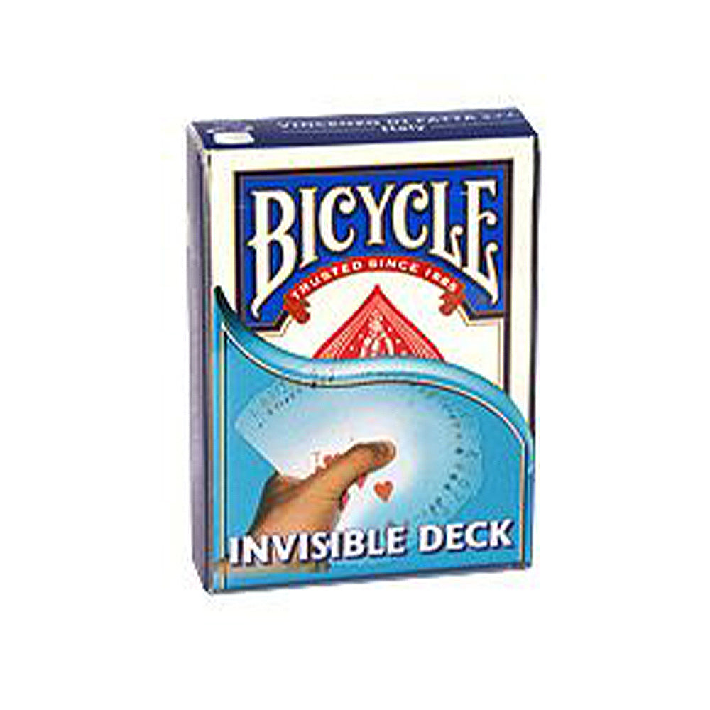 Bicycle Invisible Deck - mėlyna nematomų kortų kaladė triukams