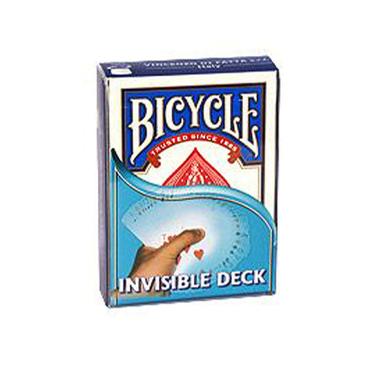 Bicycle Invisible Deck - mėlyna nematomų kortų kaladė triukams