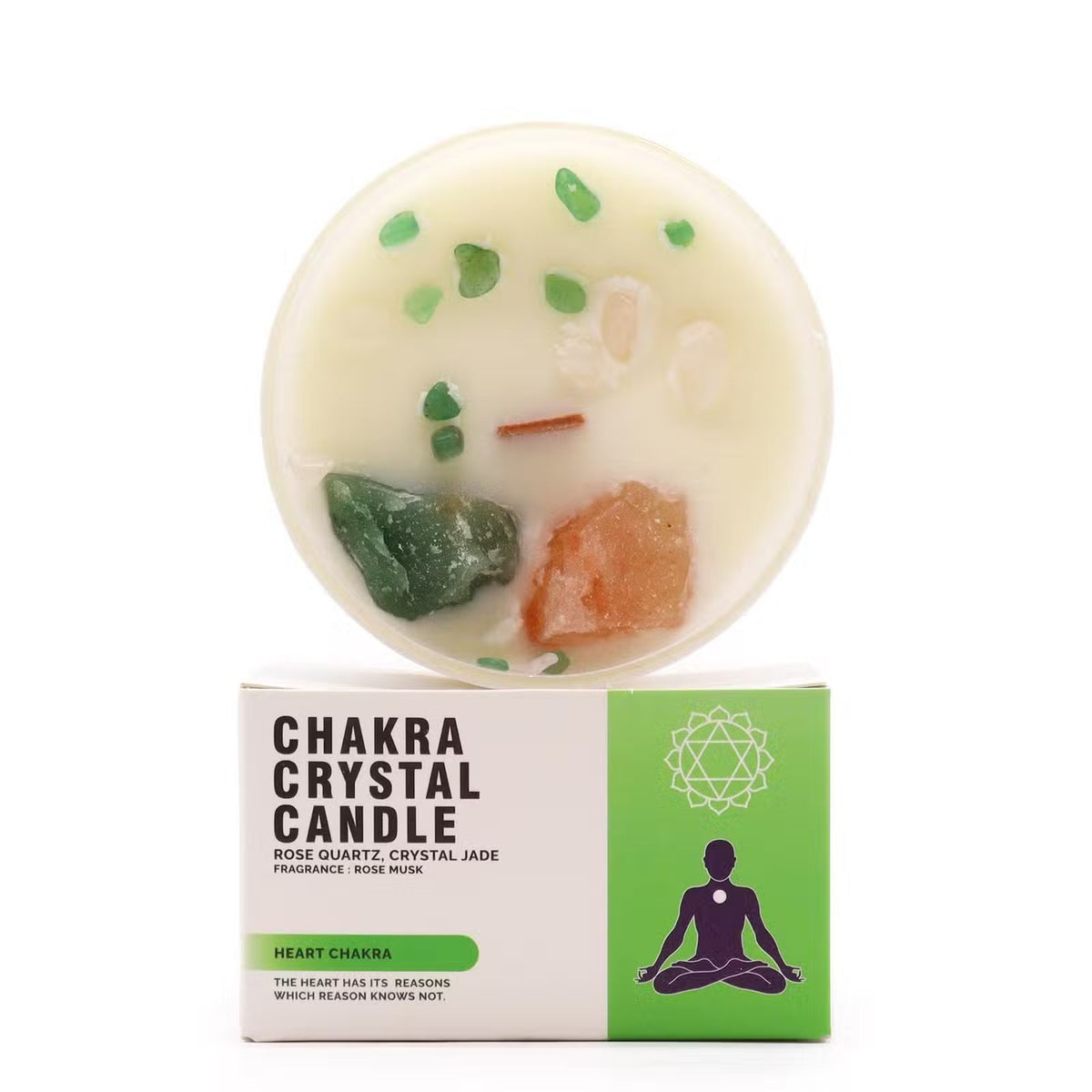 Chakra Crystal žvakė - Heart Chakra Ancient Wisdom